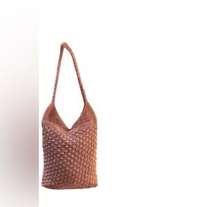 Crochet Handbag w/Side pocket.